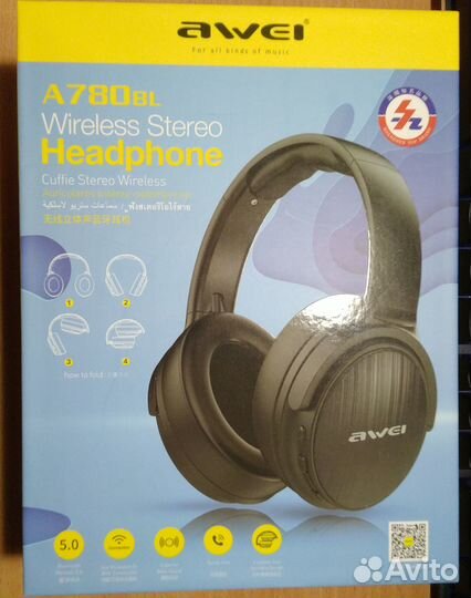 Awei A780BL Беспроводные Bluetooth наушники