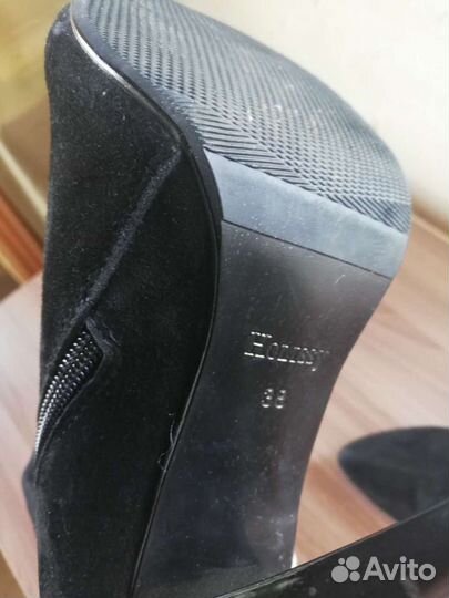 Полусапожки замшевые Holissy 38 размер