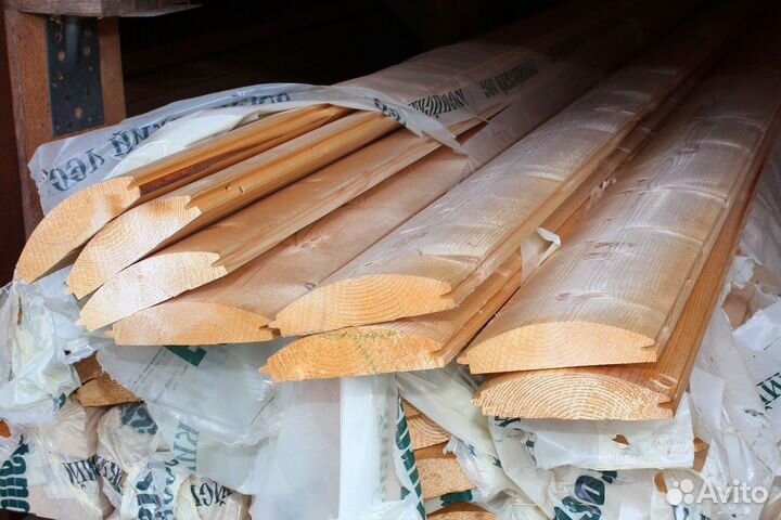 Вагонка ель/сосна Блок-хаус 28*145