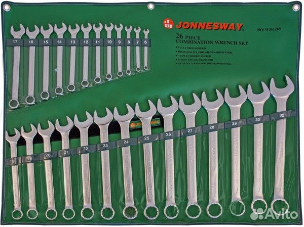 Набор ключей комбинированных 26 пр Jonnesway