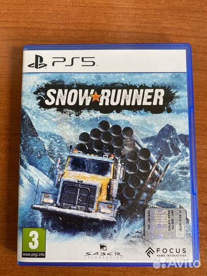 Snowrunner ps5 диск