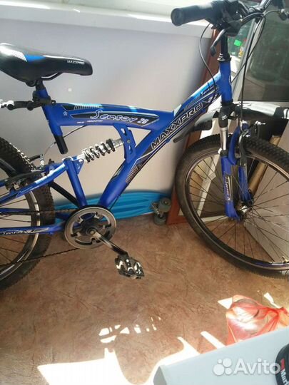 Велосипед maxxpro sensor Синий
