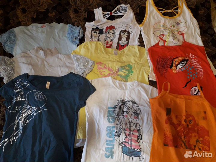 Детские вещи на девочку 9-13 лет