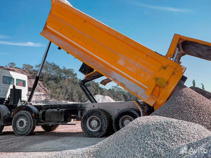 Щебень \ Земля мраморный 20 фракции от 3кубов