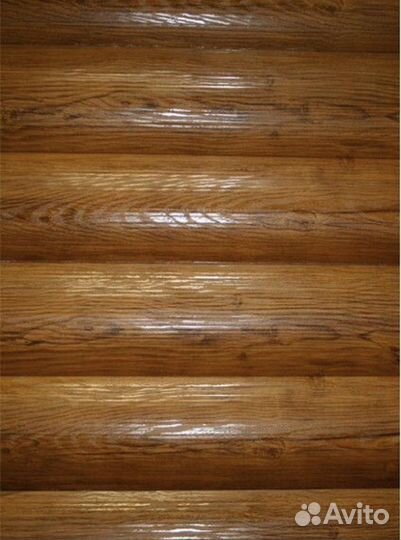 Сайдинг бревно. Металлосайдинг