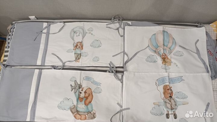 Бортики в кроватку