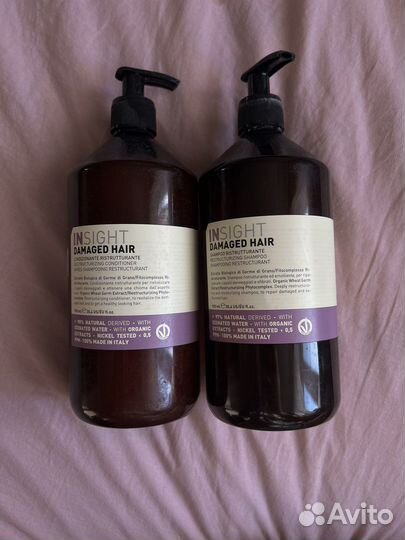 Шампунь и кондиционер Insight damaged hair