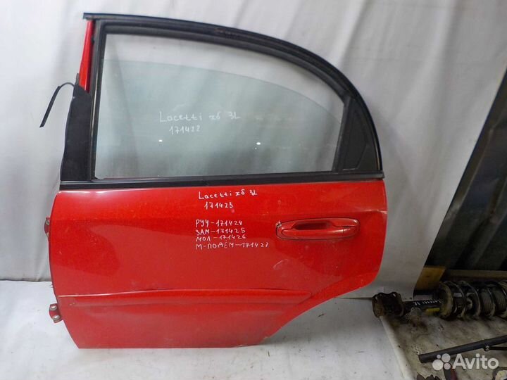 Стекло заднее левое Chevrolet Lacetti