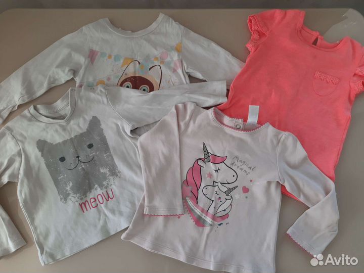 Пакет вещей на девочку 68-86