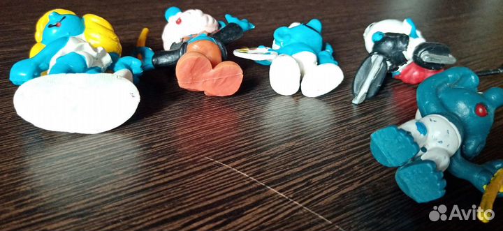 Смурфики Фигурки 5 штук Smurfs Peyo