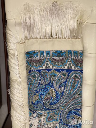 Павловопосадский шерстяной платок с биркой