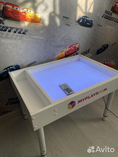 Детский столик для песка светящийся