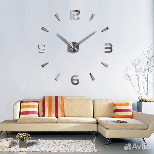 Большие настенные кварцевые часы