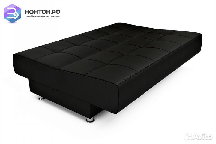 Диван книжка Мария экокожа черная