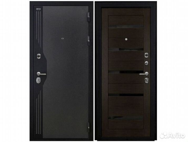 Дверь входная с шумоизоляцией и зеркалом