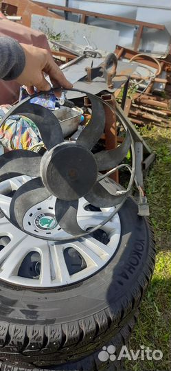 Вентилятор охлаждения skoda octavia a5