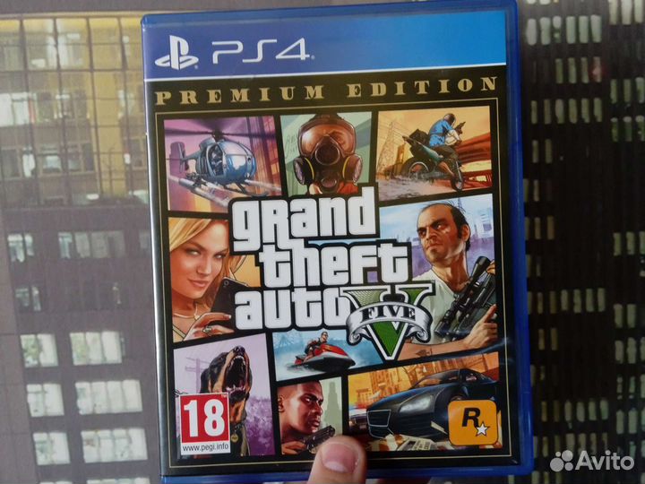 Диск GTA V на PS4