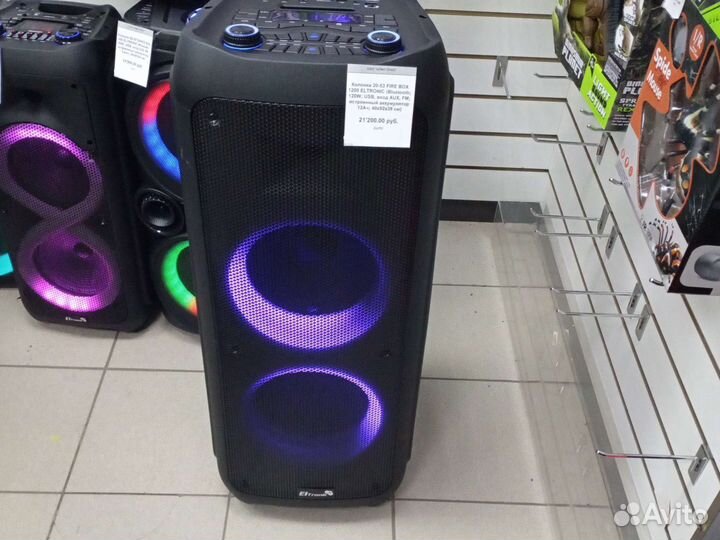 Портативная колонка bluetooth 20-53 120w eltronic