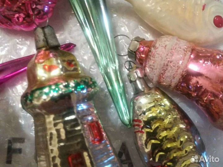 Елочные игрушки СССР одним лотом