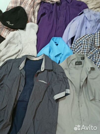 Пакетом рубашки на мальчика 10 -12 лет