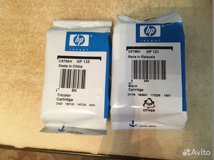 Картридж hp 135, 131