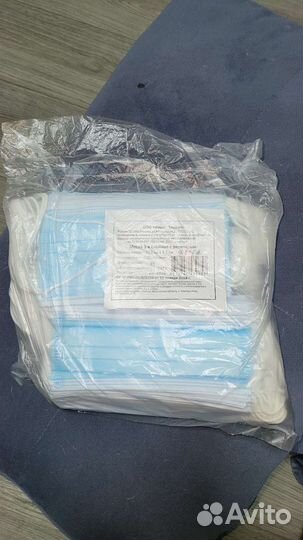 Маска трёхслойная и респираторы