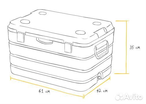 Изотермический контейнер 60л 