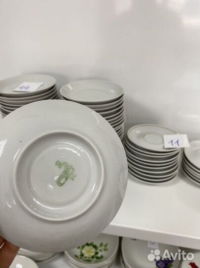 Блюдца фарфор СССР