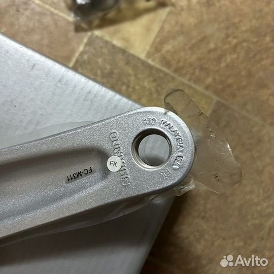 Шатуны shimano 170мм