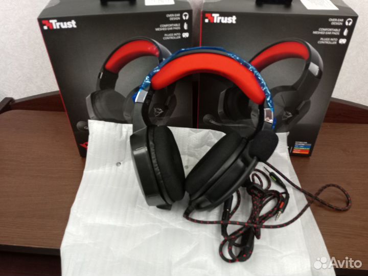Игровые наушники гарнитура Trust