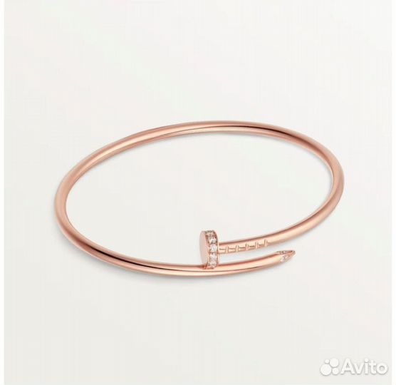 Браслет cartier гвоздь juste un clou бриллианты