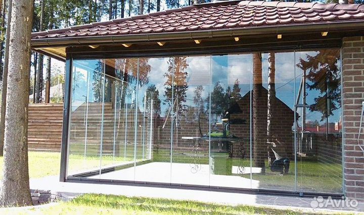 Безрамное Остекление дома