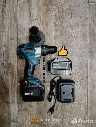 Шуруповерт ледобура Абиден blsg21B + 9аh 2шт акб