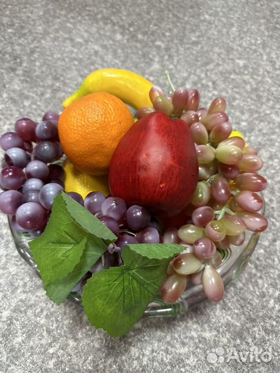 Овощи и фрукты искусственные