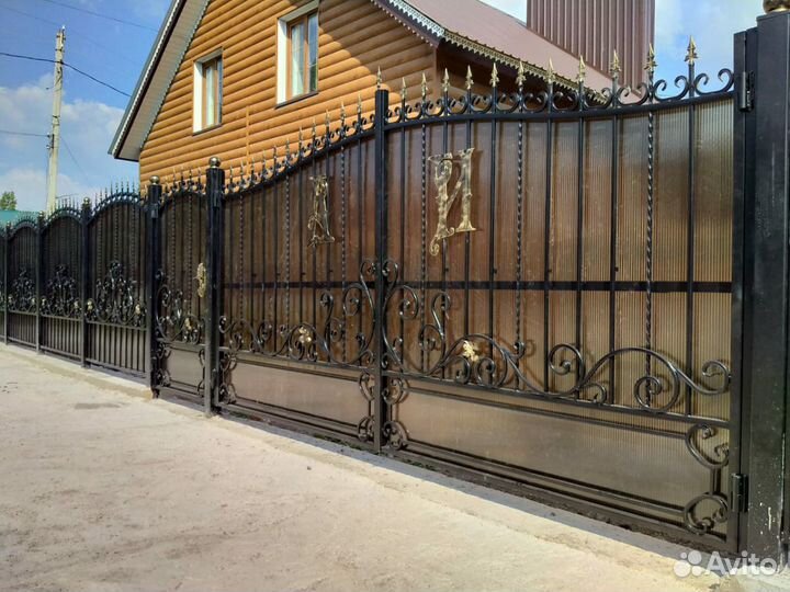 Ворота кованые