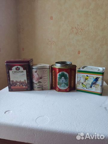 Жестяная банка из под чая