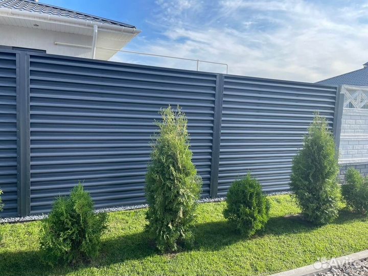 Металлические заборы- Еврожалюзи и Ранчо с. Якшур