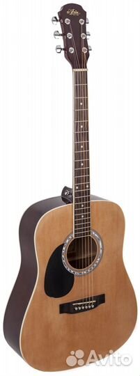 Леворукая акустическая гитара Aria AWN-15-L N