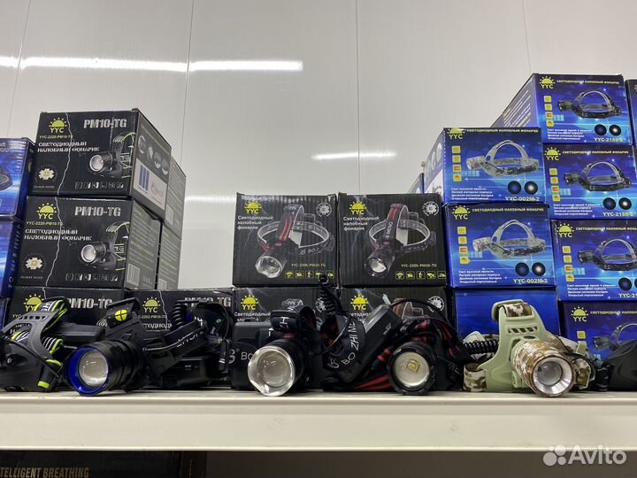 Налобный фонарь аккумуляторный мощный