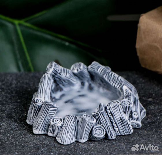 Силиконовая форма молд Подсвечник костёр