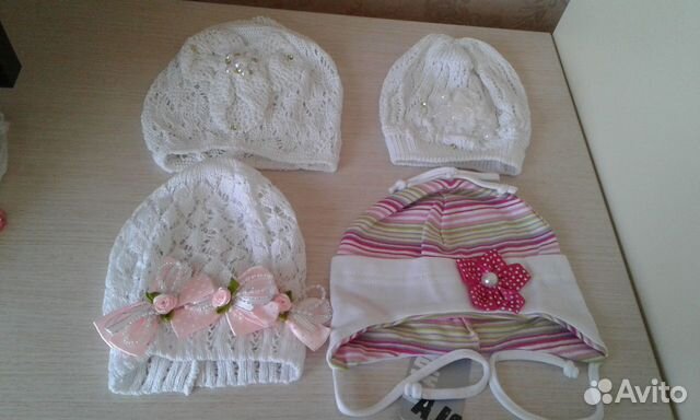 Новые летние шапочки для малышек
