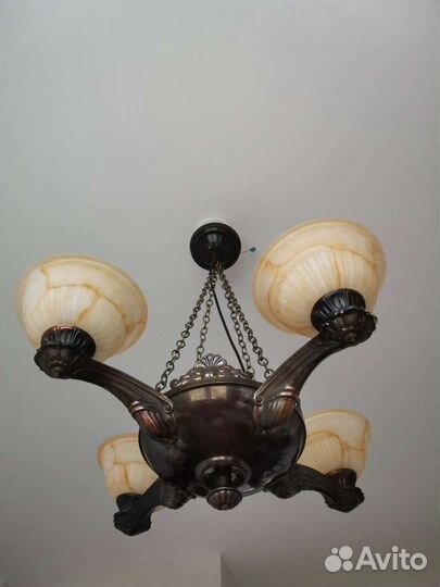 Старинная люстра модерн. Франция