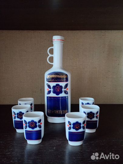 Набор Графин и 6 стопок Городница СССР