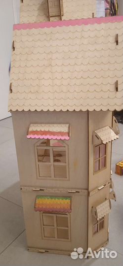Домик кукольный для кукол мебель
