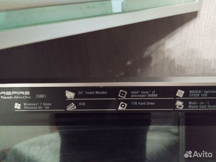 Моноблок acer aspire z5801 на запчасти