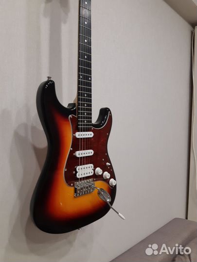 Электрогитара rockdale stars HSS sunburst