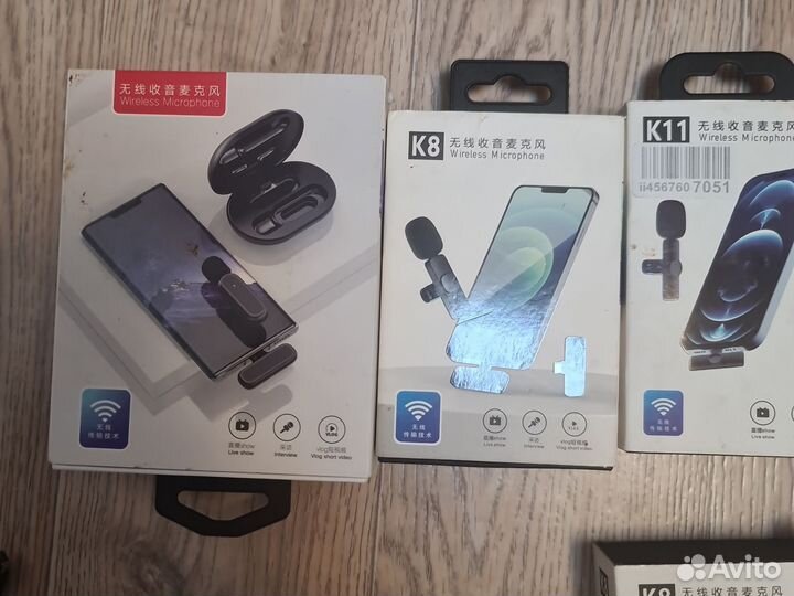 Петличный беспроводной микрофон для iPhone