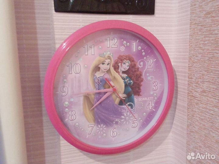 Настенные детские часы для девочек