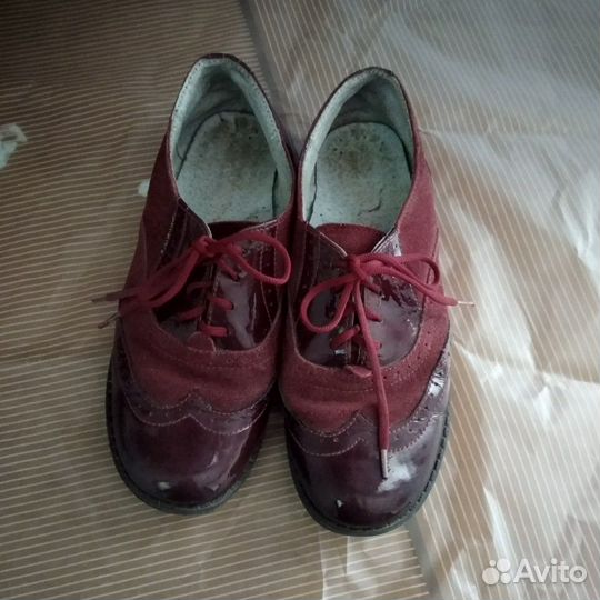 Полуботинки Kumi 34 р-р Кожа