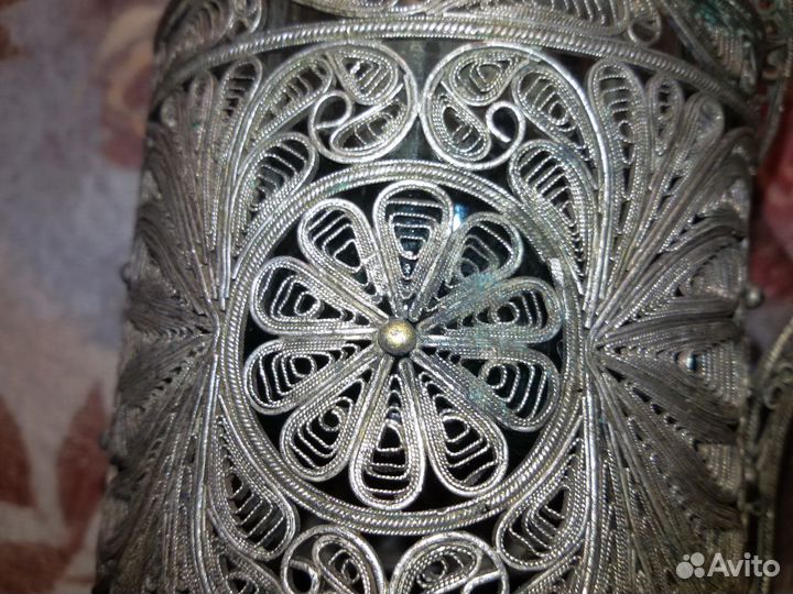 Подстаканники, солонка, серебряные ложки СССР